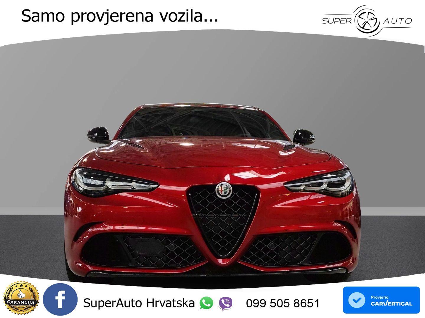 Alfa Romeo Giulia Quadrifoglio 2.9 V6 Bi-Turbo (520 KS) Automatic