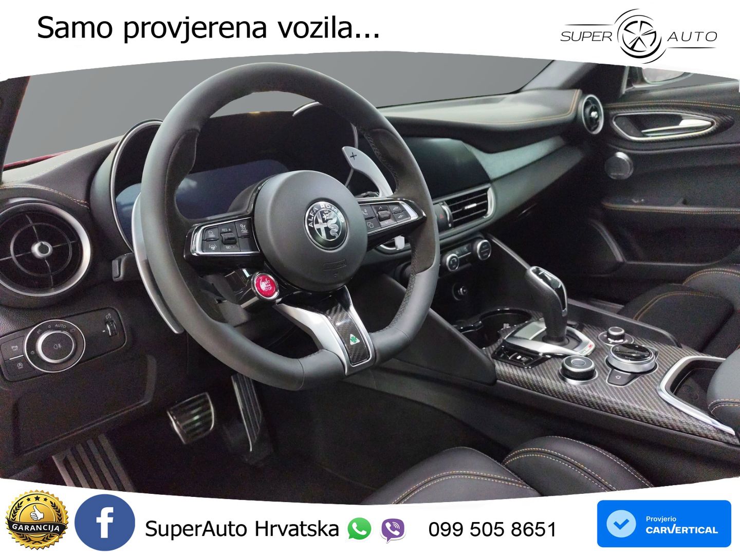 Alfa Romeo Giulia Quadrifoglio 2.9 V6 Bi-Turbo (520 KS) Automatic