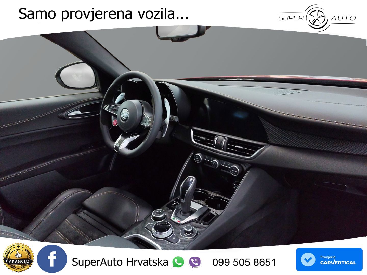 Alfa Romeo Giulia Quadrifoglio 2.9 V6 Bi-Turbo (520 KS) Automatic