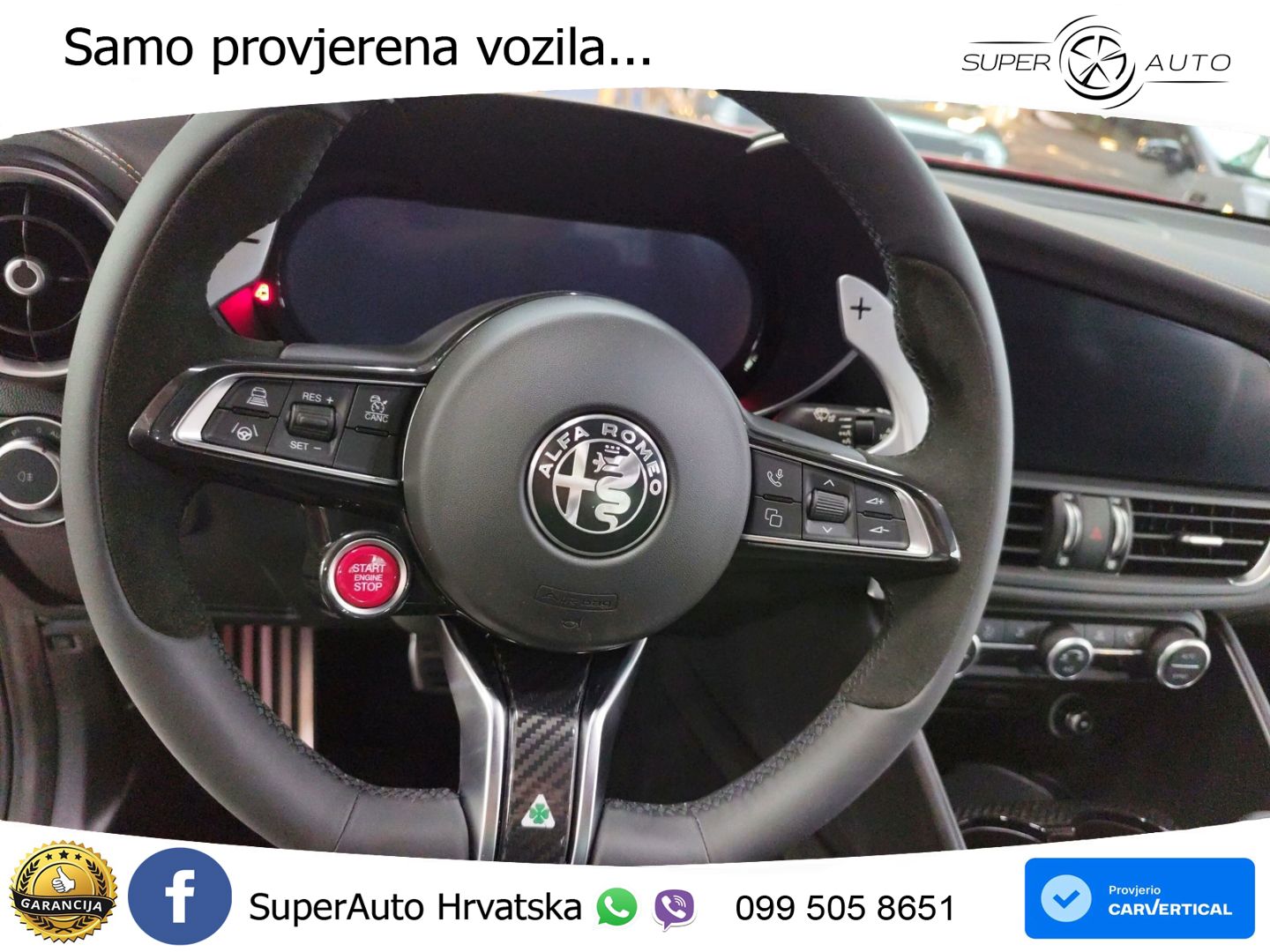 Alfa Romeo Giulia Quadrifoglio 2.9 V6 Bi-Turbo (520 KS) Automatic
