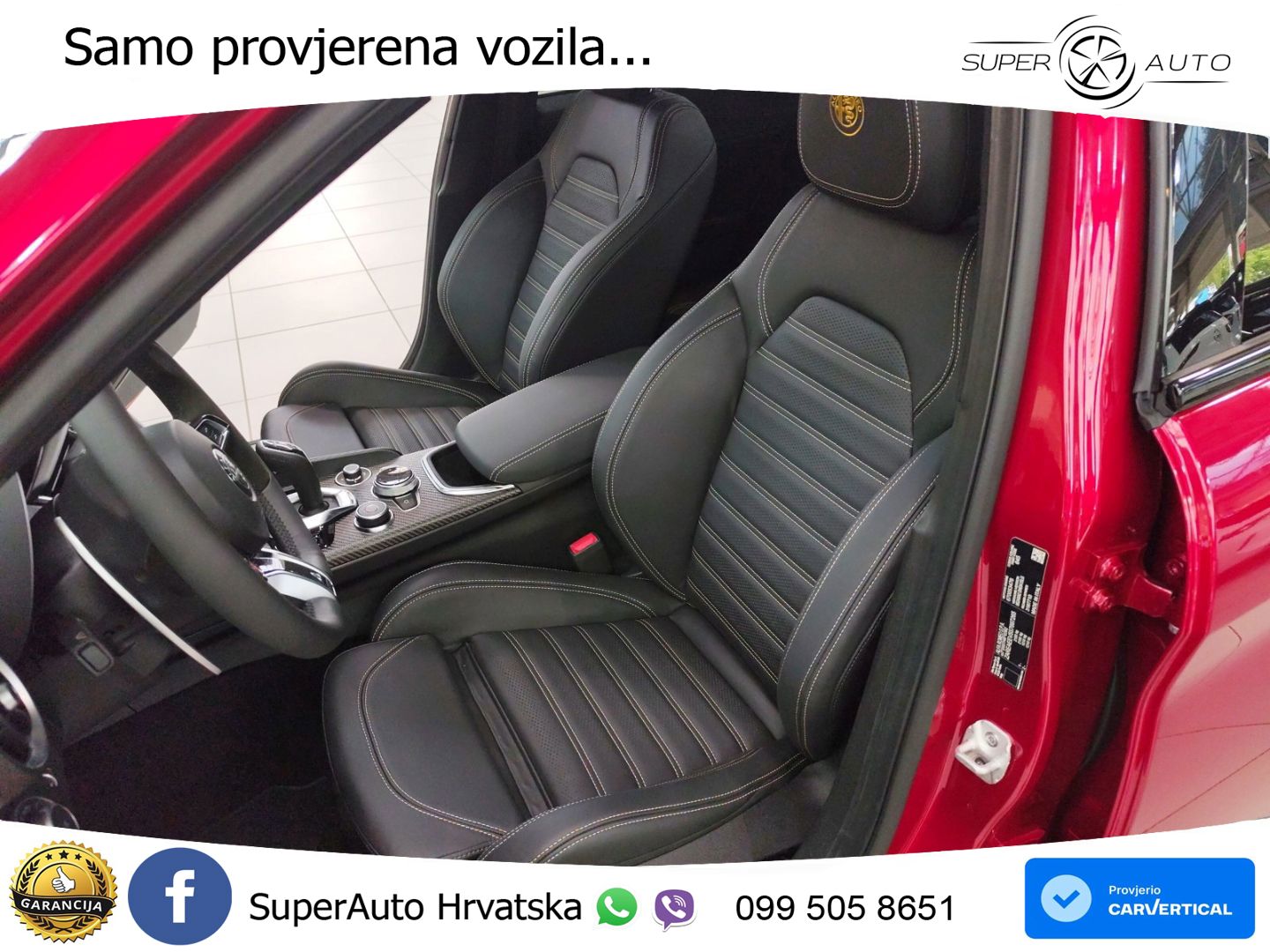 Alfa Romeo Giulia Quadrifoglio 2.9 V6 Bi-Turbo (520 KS) Automatic