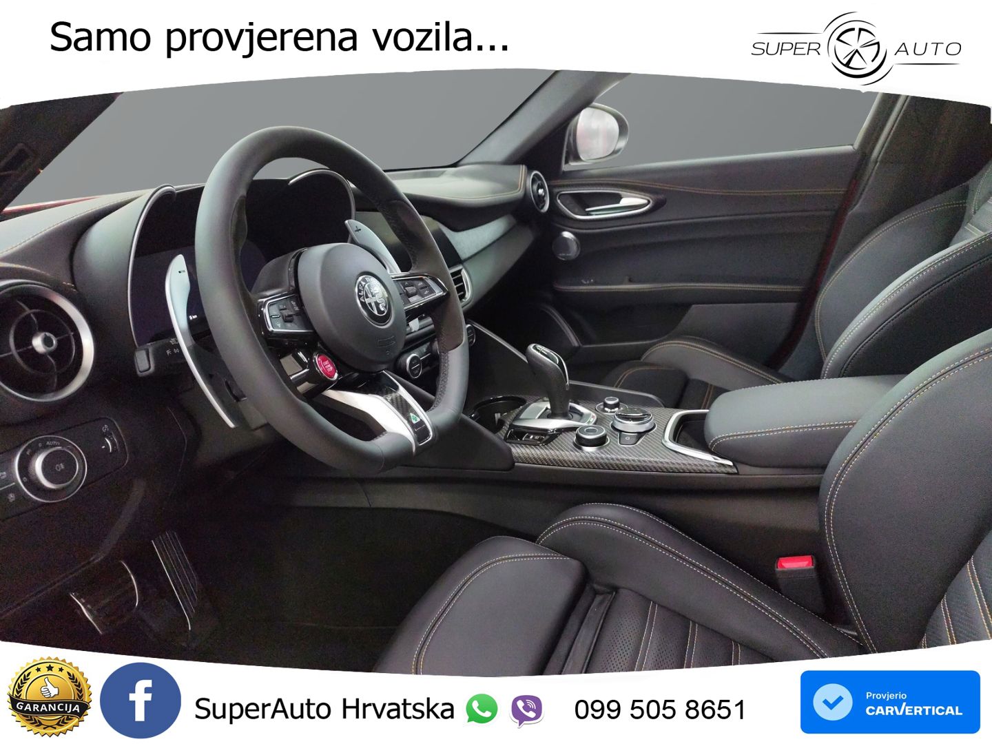 Alfa Romeo Giulia Quadrifoglio 2.9 V6 Bi-Turbo (520 KS) Automatic