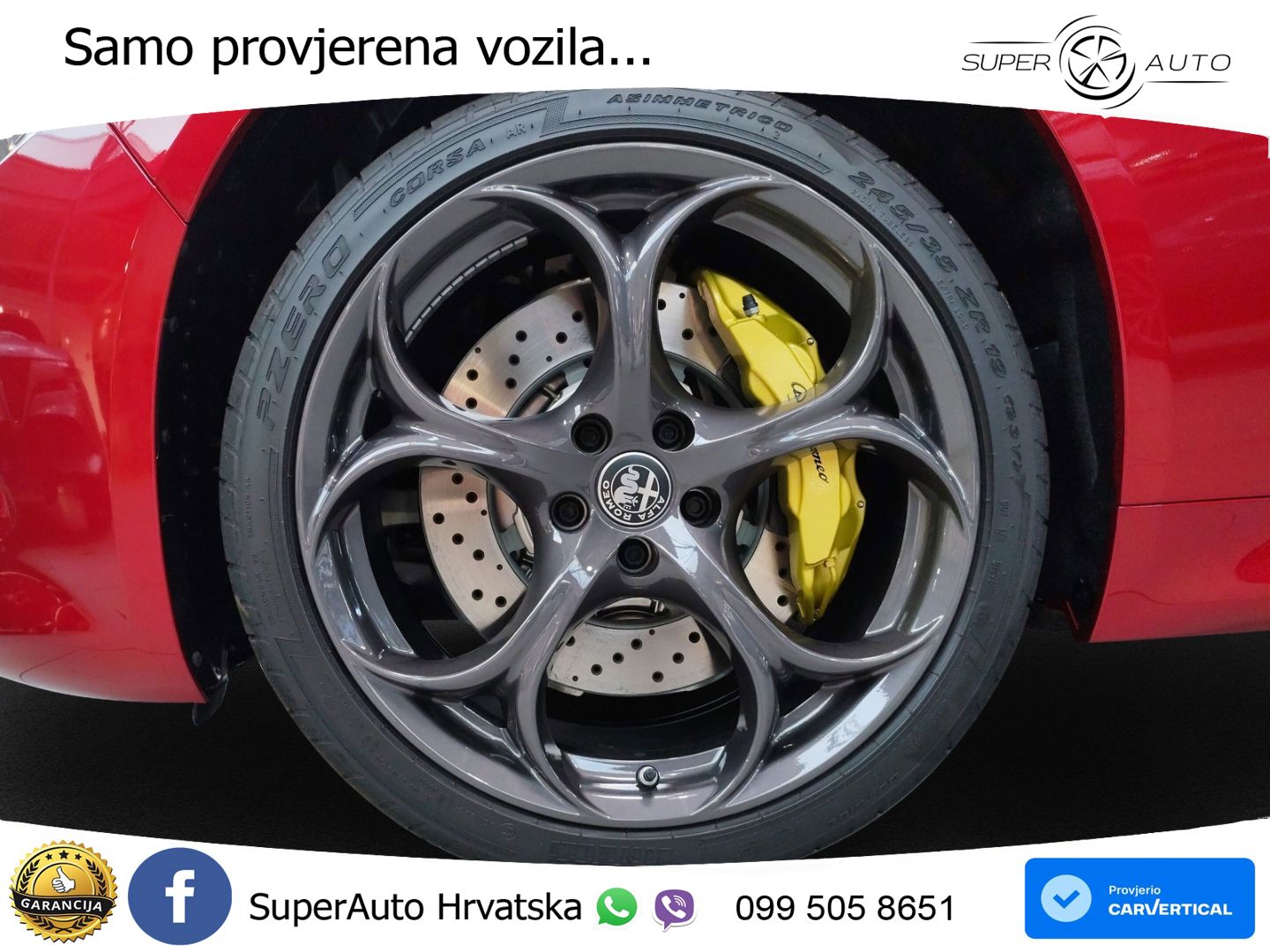 Alfa Romeo Giulia Quadrifoglio 2.9 V6 Bi-Turbo (520 KS) Automatic