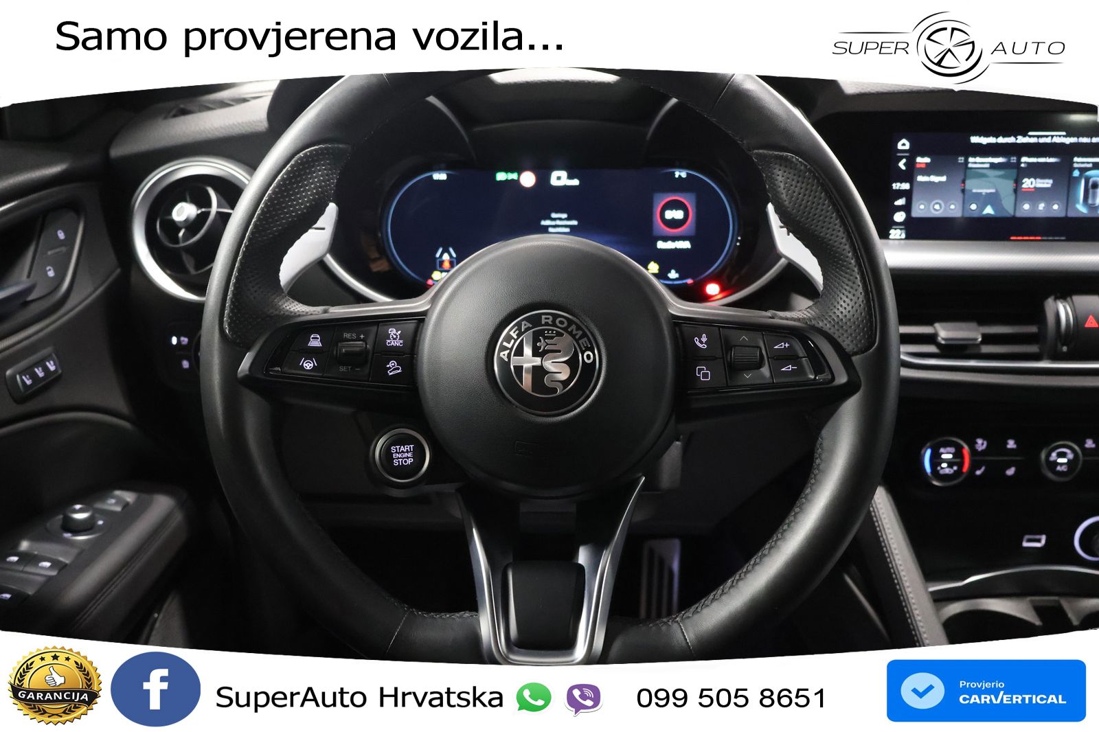 Alfa Romeo Stelvio 2.2 MultiJet II (210 KS) Q4 Automatic MATRIX+GR SJED+KAM