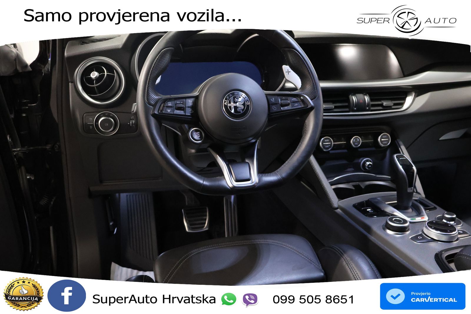 Alfa Romeo Stelvio 2.2 MultiJet II (210 KS) Q4 Automatic MATRIX+GR SJED+KAM