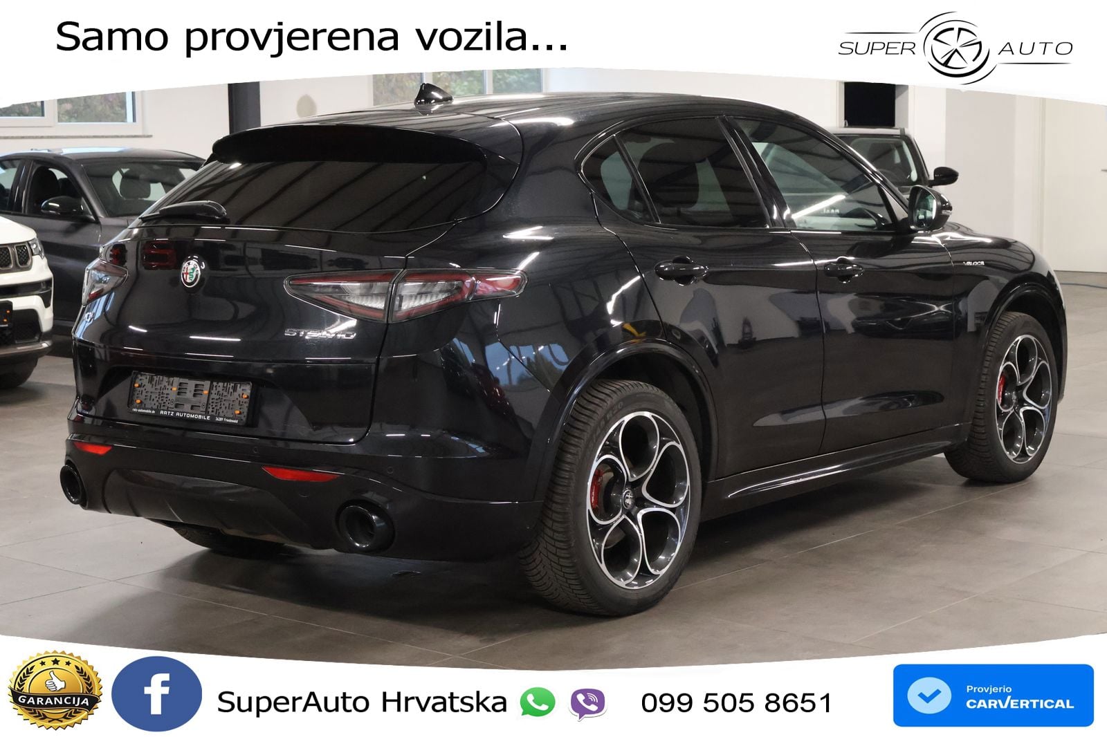 Alfa Romeo Stelvio 2.2 MultiJet II (210 KS) Q4 Automatic MATRIX+GR SJED+KAM