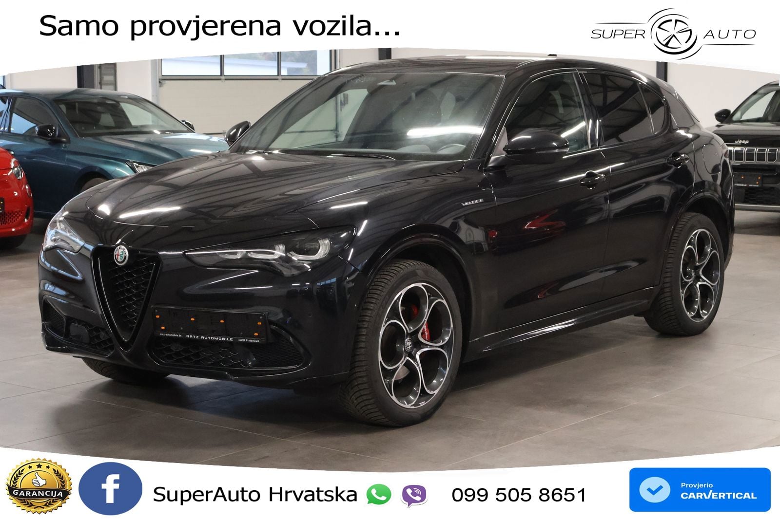Alfa Romeo Stelvio 2.2 MultiJet II (210 KS) Q4 Automatic MATRIX+GR SJED+KAM