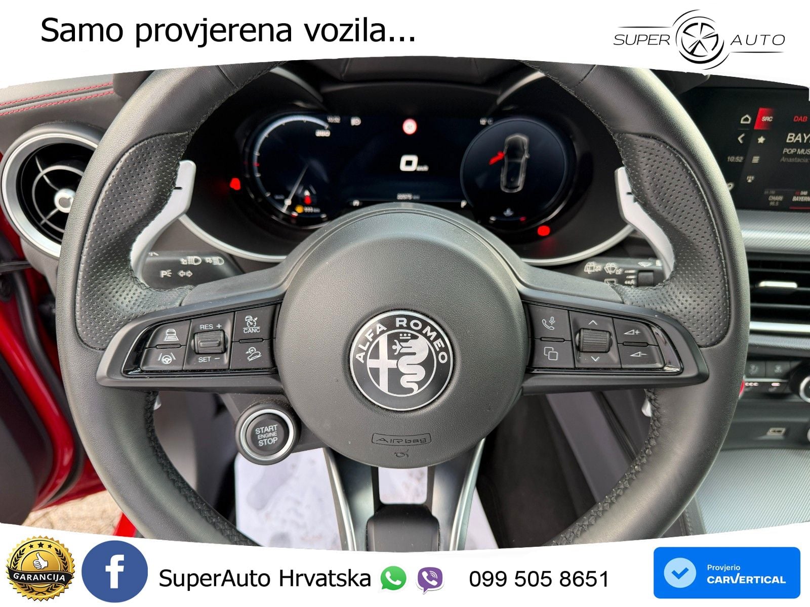 Alfa Romeo Stelvio 2.2 MultiJet II (210 KS) Q4 Automatic LED+GR SJED+ACC