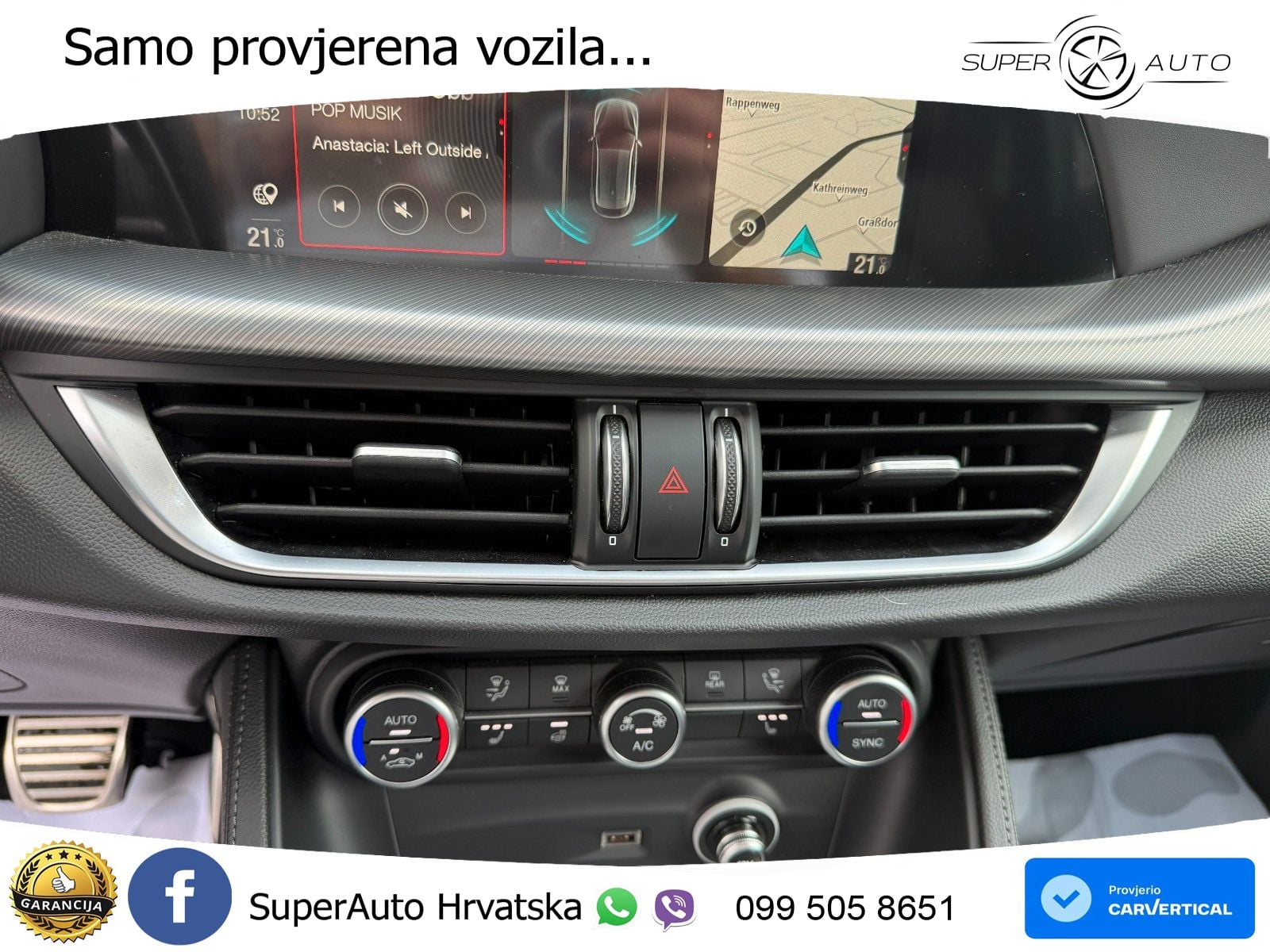 Alfa Romeo Stelvio 2.2 MultiJet II (210 KS) Q4 Automatic LED+GR SJED+ACC