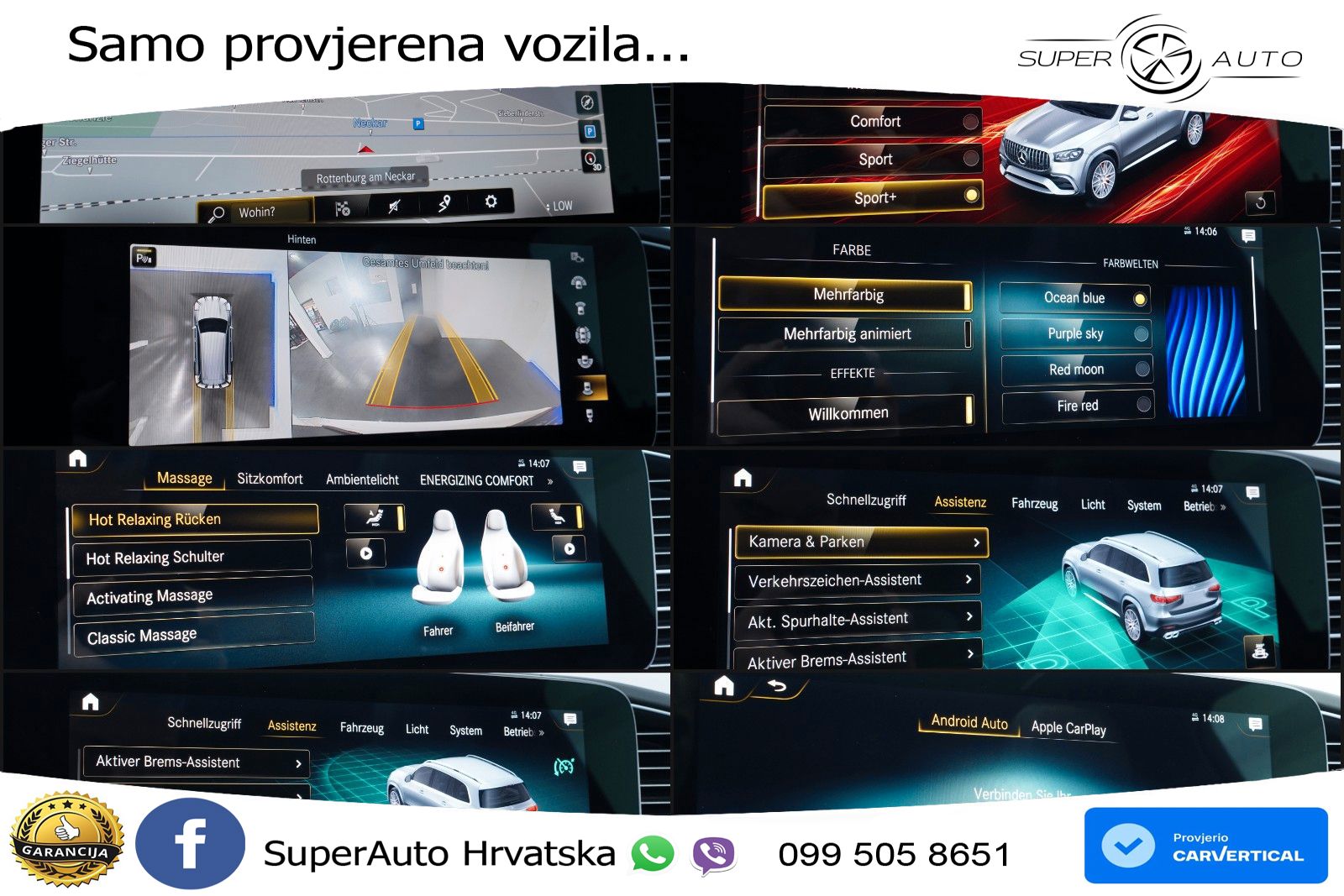 Mercedes-Benz GLS AMG GLS 63 V8 EQ Boost 4MATIC+ TCT ACC+HEAD+4xGR SJED+360+PANO