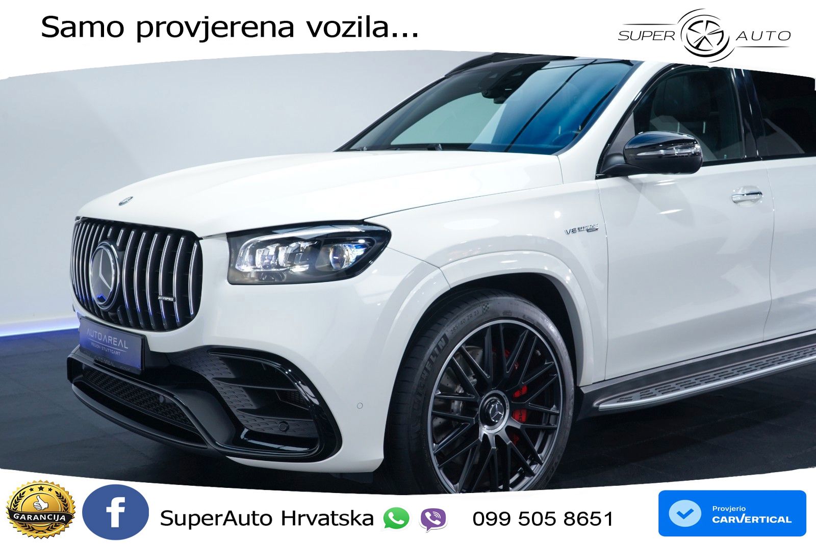 Mercedes-Benz GLS AMG GLS 63 V8 EQ Boost 4MATIC+ TCT ACC+HEAD+4xGR SJED+360+PANO