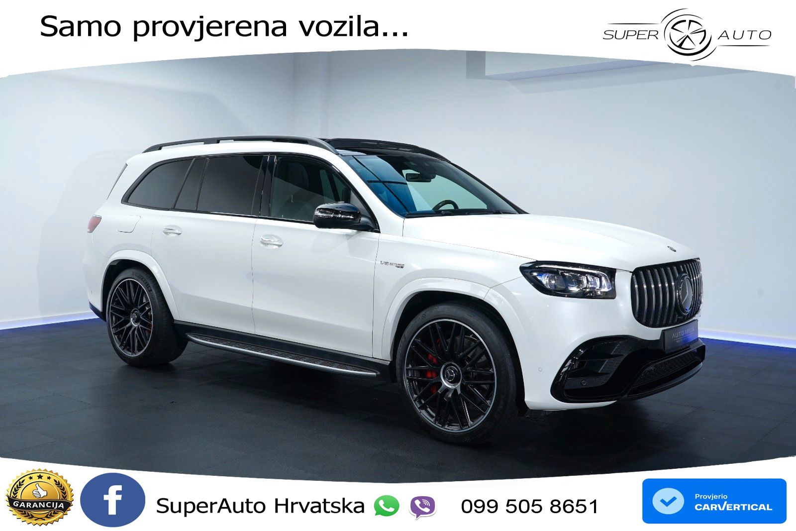 Mercedes-Benz GLS AMG GLS 63 V8 EQ Boost 4MATIC+ TCT ACC+HEAD+4xGR SJED+360+PANO