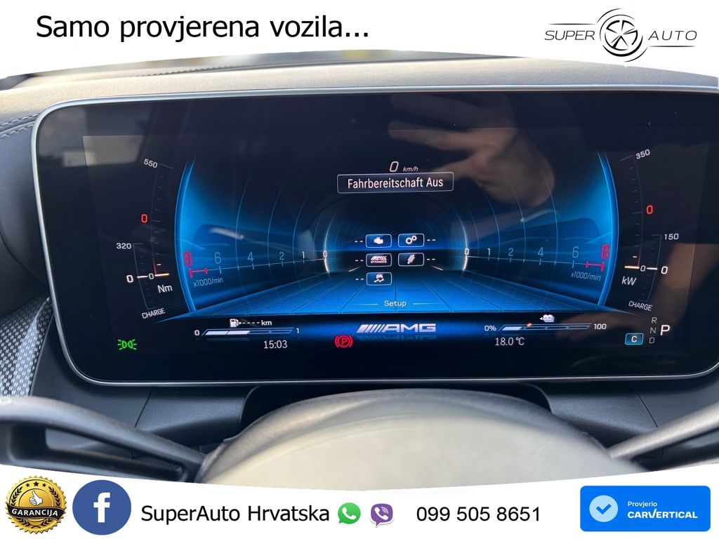 Mercedes GLC Coupe AMG 63 S E PERFORMANCE (680 KS) 4MATIC AMG SPEEDSHIFT MCT 9G LED+GR SJED+ACC
