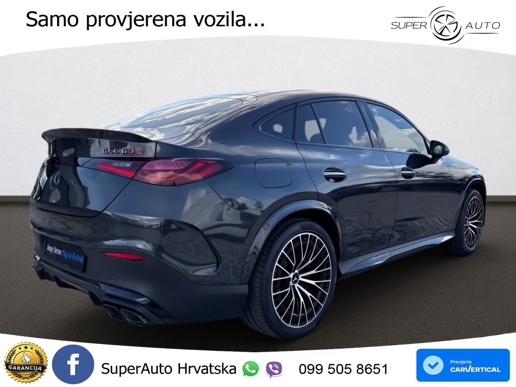 Mercedes GLC Coupe AMG 63 S E PERFORMANCE (680 KS) 4MATIC AMG SPEEDSHIFT MCT 9G LED+GR SJED+ACC