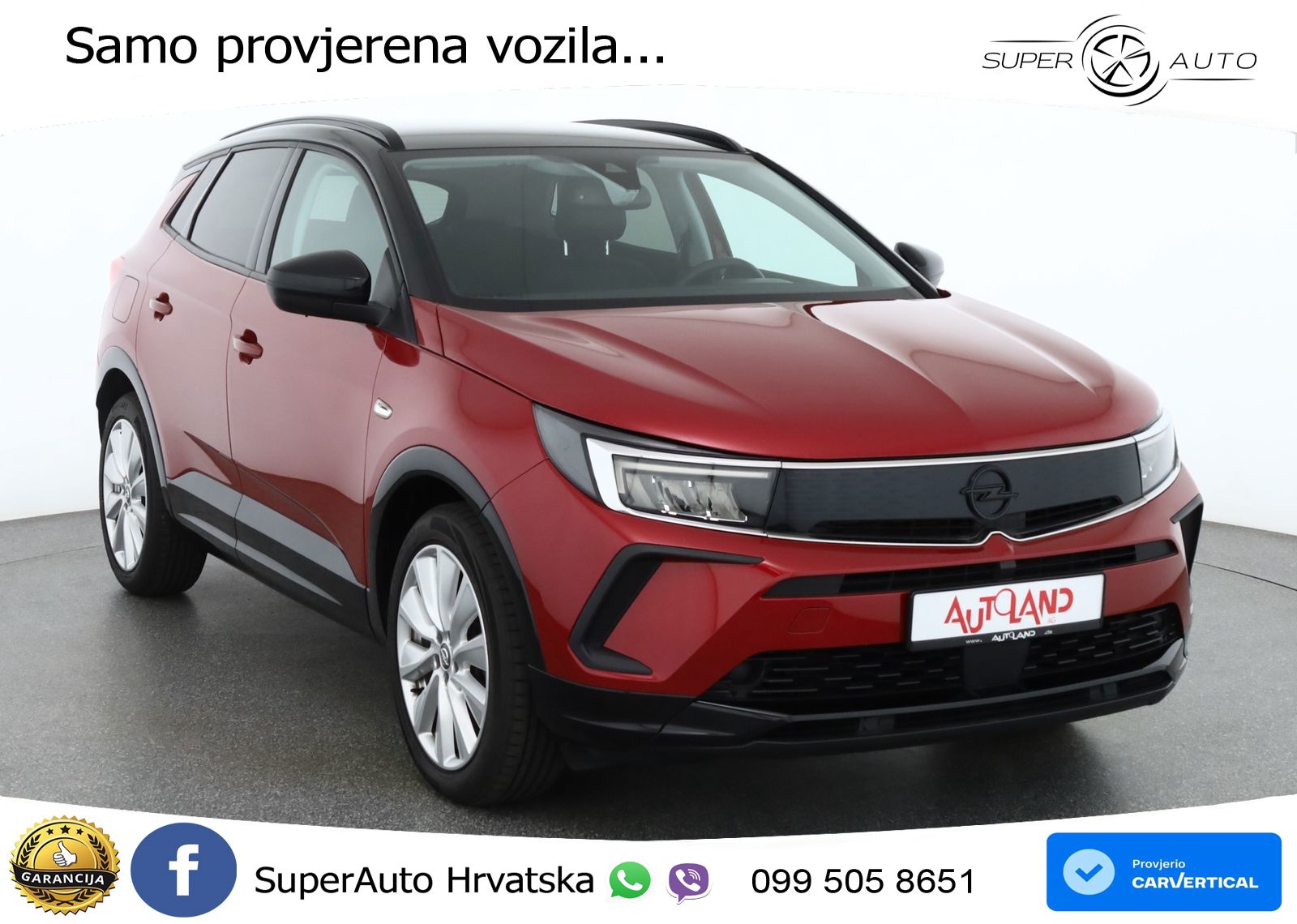 Opel Grandland 1.2i Turbo (130 KS) GS LED+GR SJED+ACC