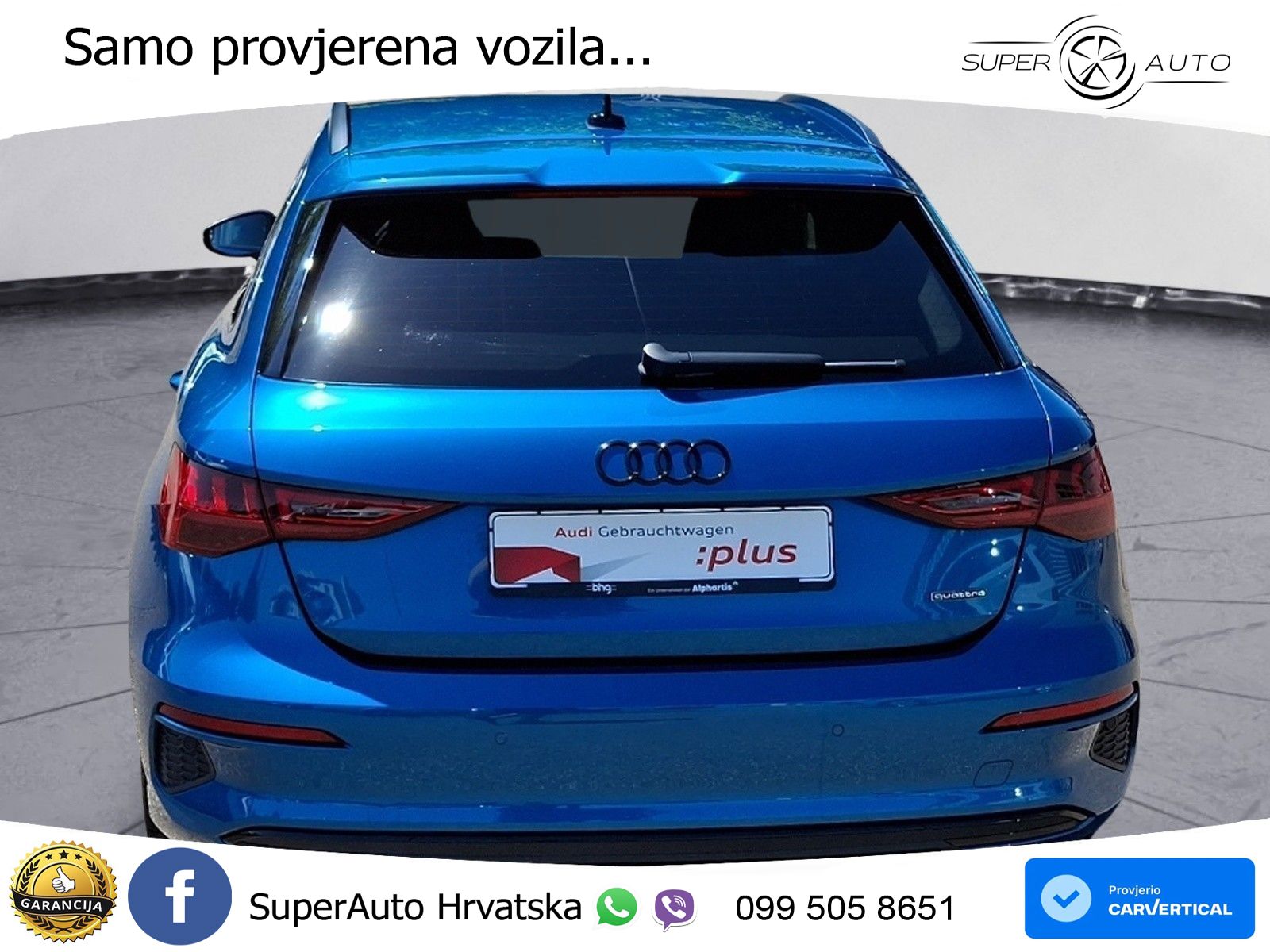 Audi A3 40 TFSI (190 KS) quattro S tronic