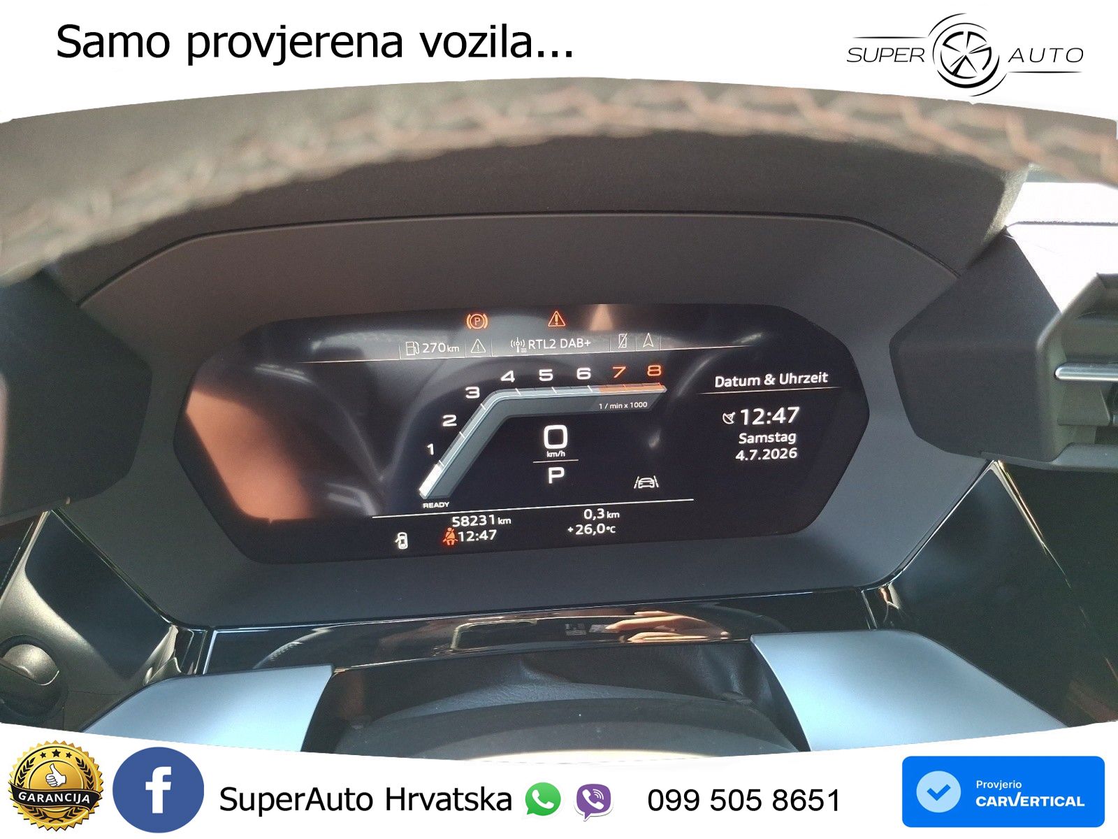 Audi A3 40 TFSI (190 KS) quattro S tronic