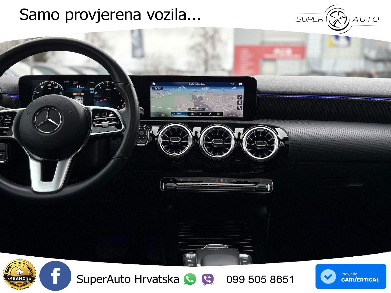 Mercedes-Benz A 200 7G-DCT LED+GR SJED+ACC