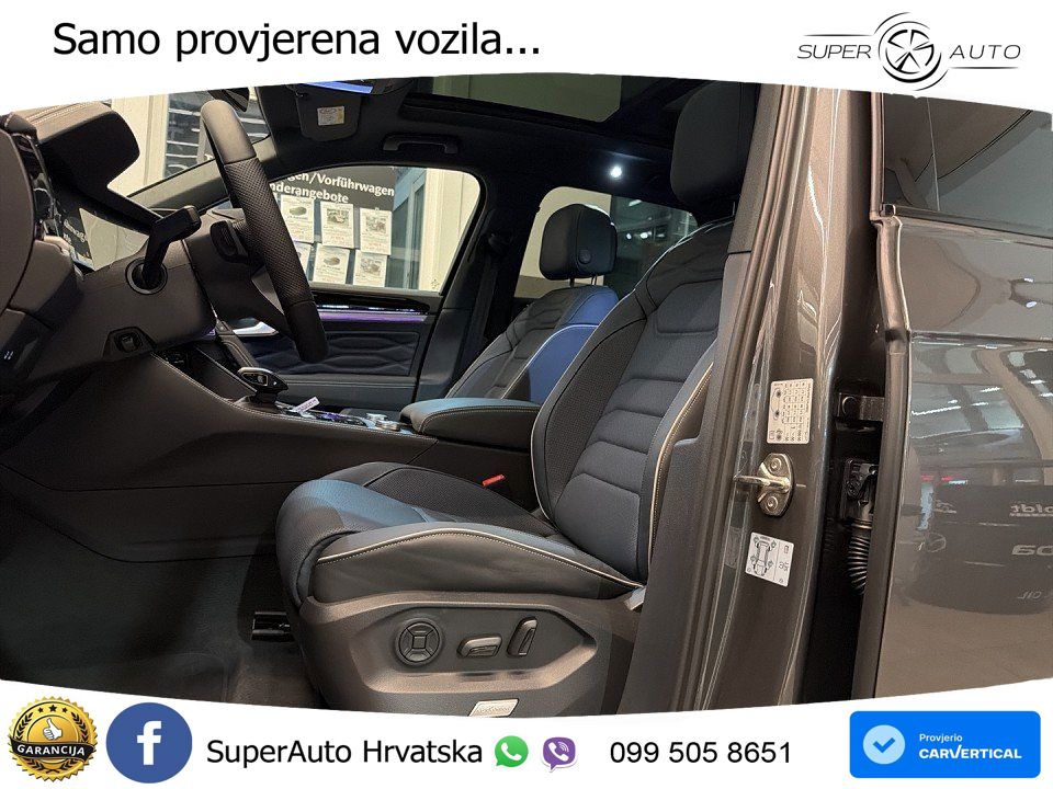 Volkswagen Touareg 3.0 V6 TDI (286 KS) 4MOTION Tiptronic R-Line ZRAČNI+ACC+GR SJED+KAM+PANO