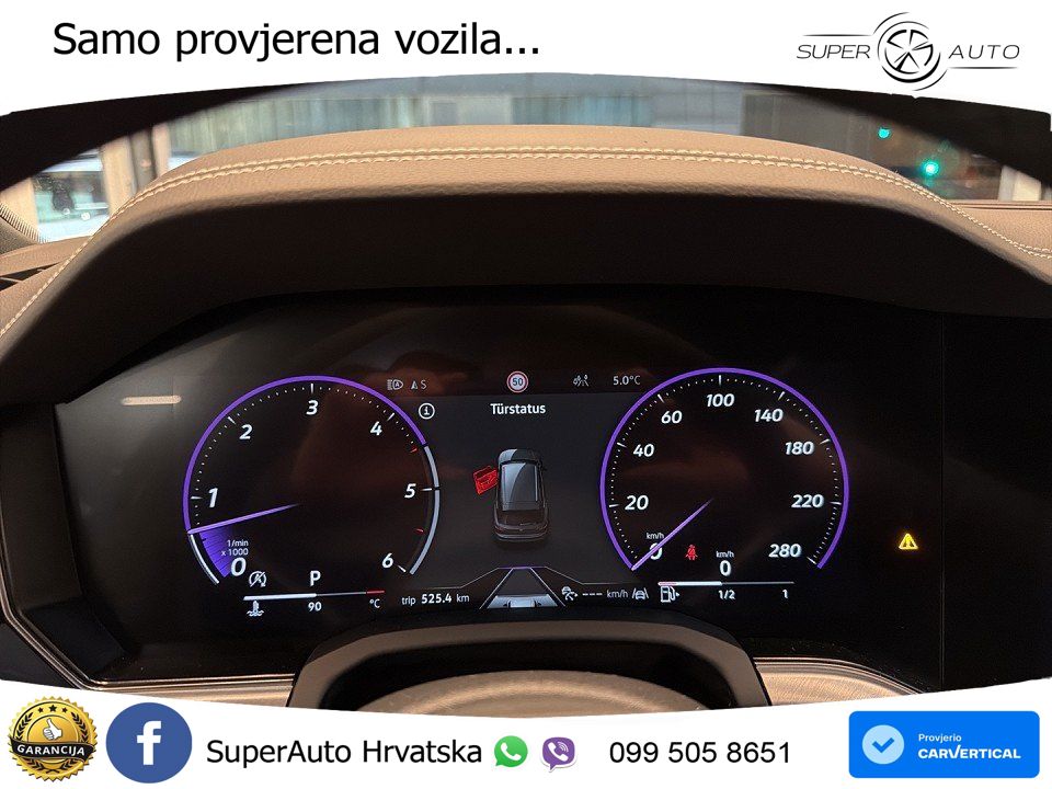 Volkswagen Touareg 3.0 V6 TDI (286 KS) 4MOTION Tiptronic R-Line ZRAČNI+ACC+GR SJED+KAM+PANO