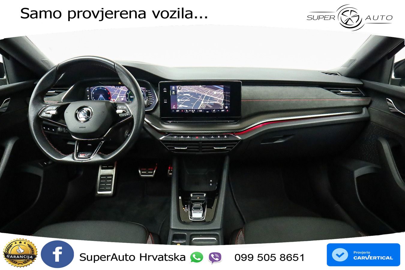 Škoda Octavia Combi RS 2.0 TDI (200 KS) DSG LED+GR SJED+ACC