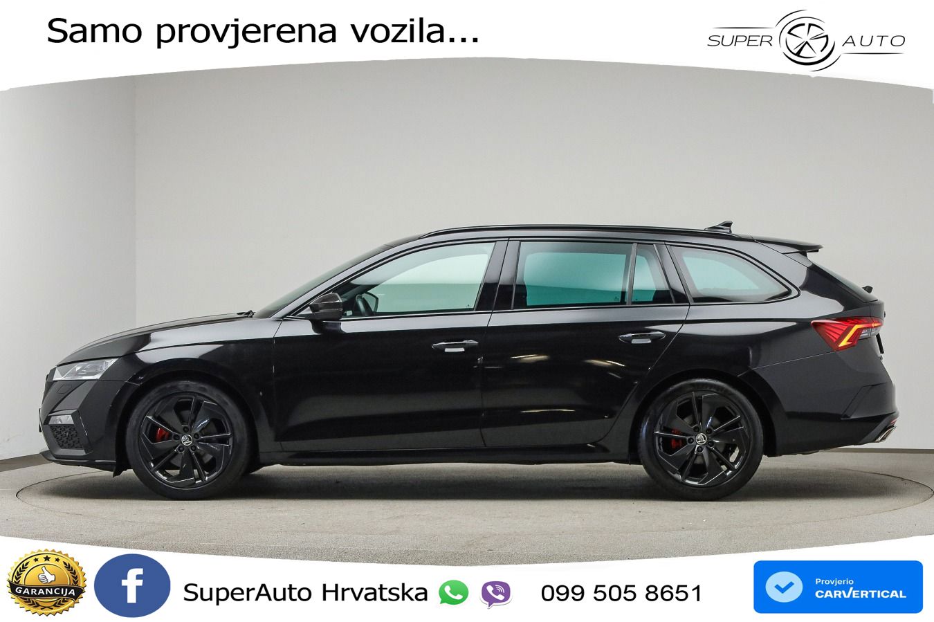 Škoda Octavia Combi RS 2.0 TDI (200 KS) DSG LED+GR SJED+ACC