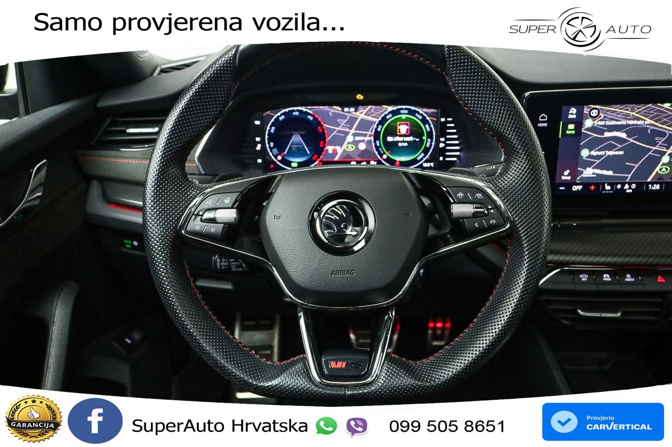 Škoda Octavia Combi RS 2.0 TDI (200 KS) DSG LED+GR SJED+ACC