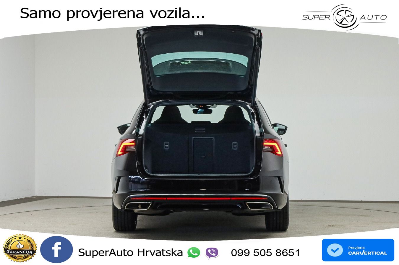 Škoda Octavia Combi RS 2.0 TDI (200 KS) DSG LED+GR SJED+ACC