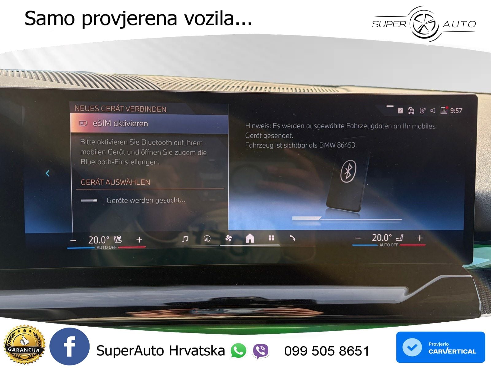 BMW 520d (197 KS) Steptronic M Sport LED+GR SJED+ACC