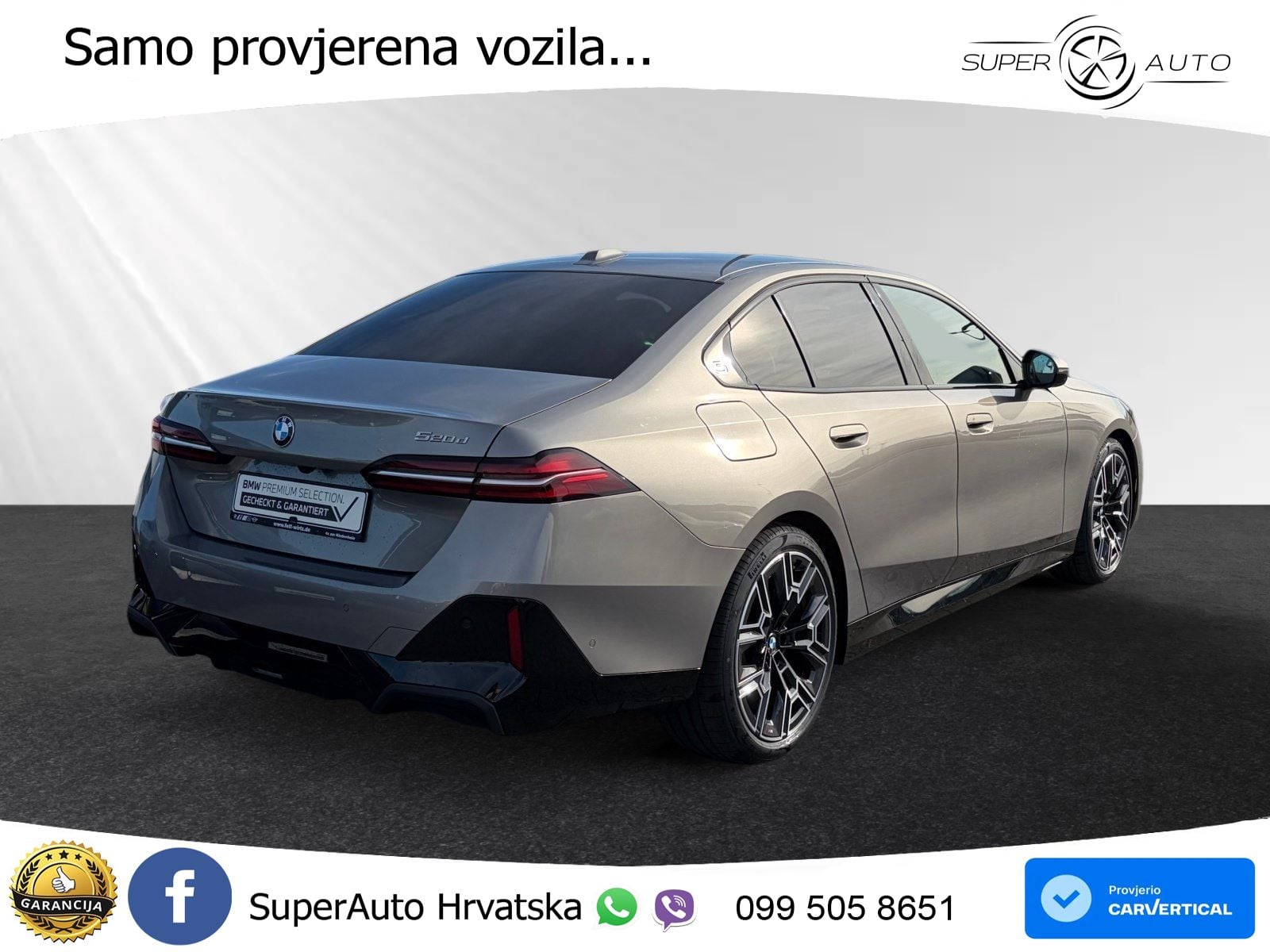 BMW 520d (197 KS) Steptronic M Sport LED+GR SJED+ACC