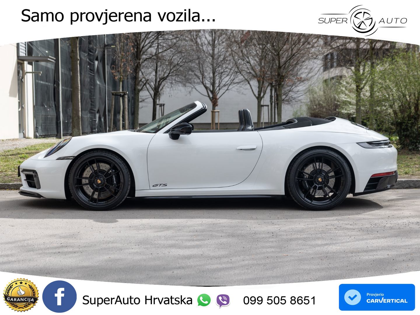 Porsche 911 Carrera 4 GTS Cabriolet 3.0 (480 KS) PDK LED+GR SJED+ACC