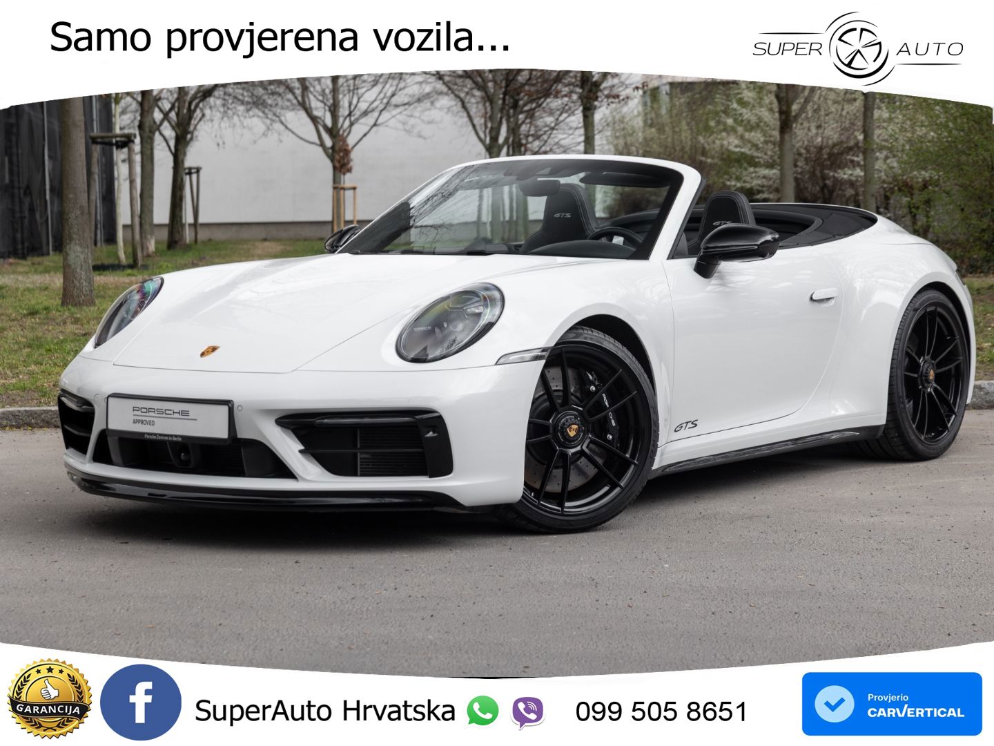 Porsche 911 Carrera 4 GTS Cabriolet 3.0 (480 KS) PDK LED+GR SJED+ACC