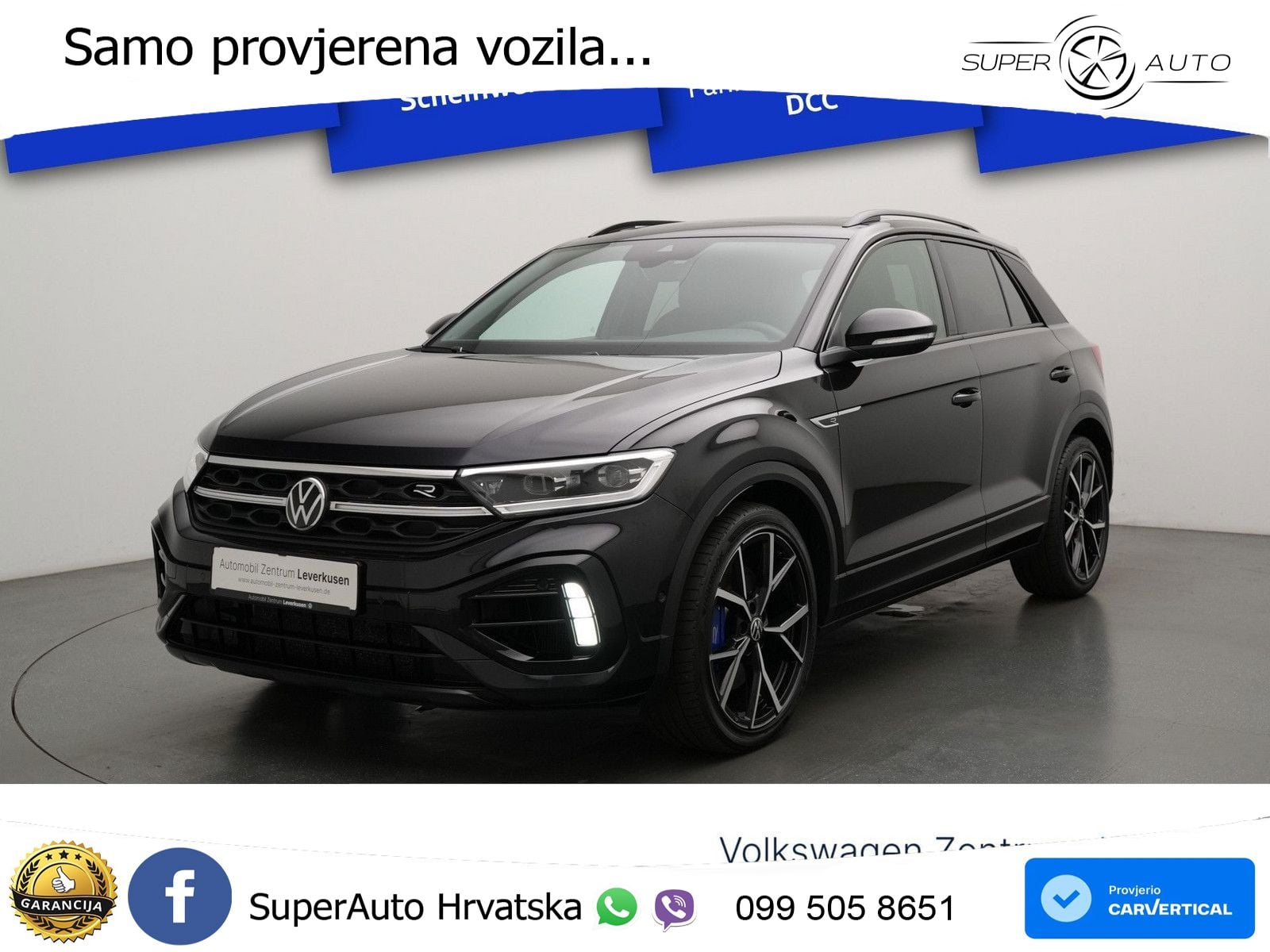 Volkswagen T-Roc I R 2.0 TSI (300 KS) OPF 4M DSG MATRIX+GR SJED+KAM