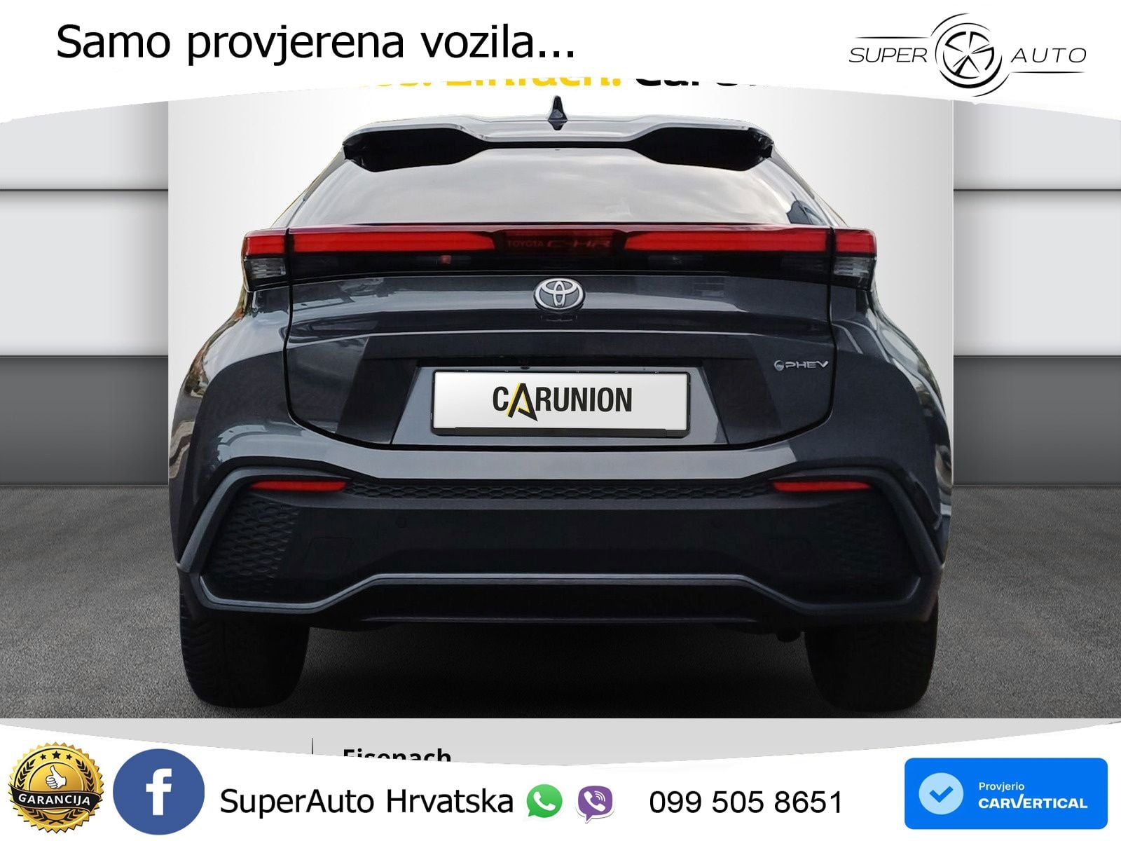 Toyota C-HR 2.0 (223 KS) PHEV e-CVT LED+GR SJED+ACC