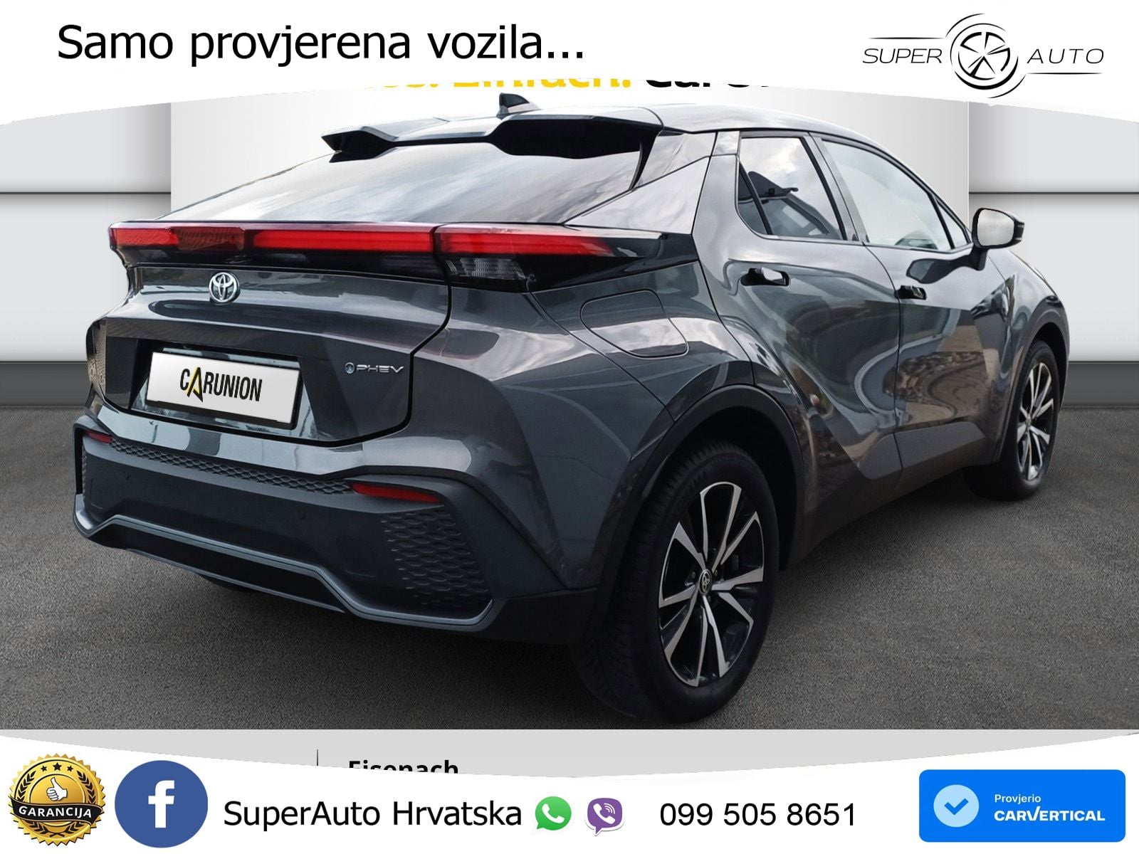 Toyota C-HR 2.0 (223 KS) PHEV e-CVT LED+GR SJED+ACC