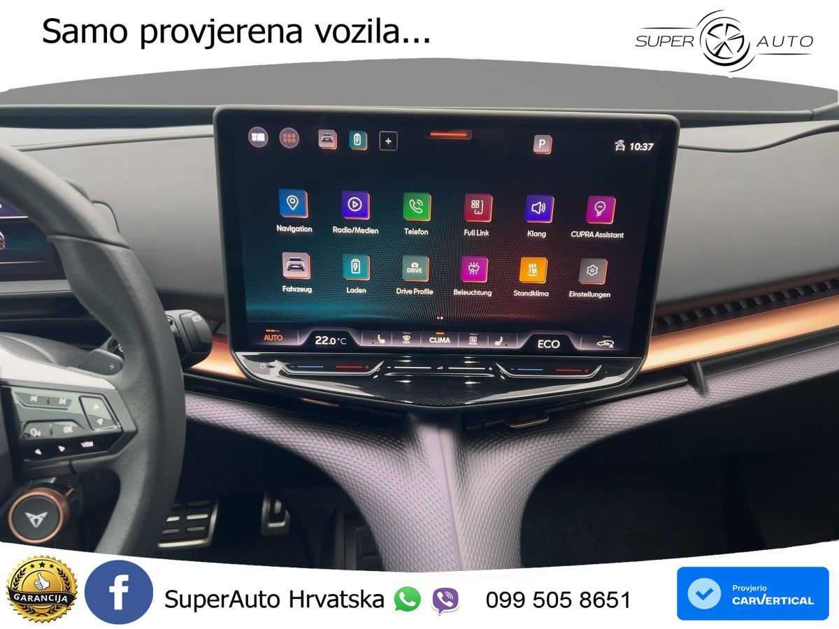 Cupra Tavascan 82 kWh (286 KS) LED+GR SJED+ACC