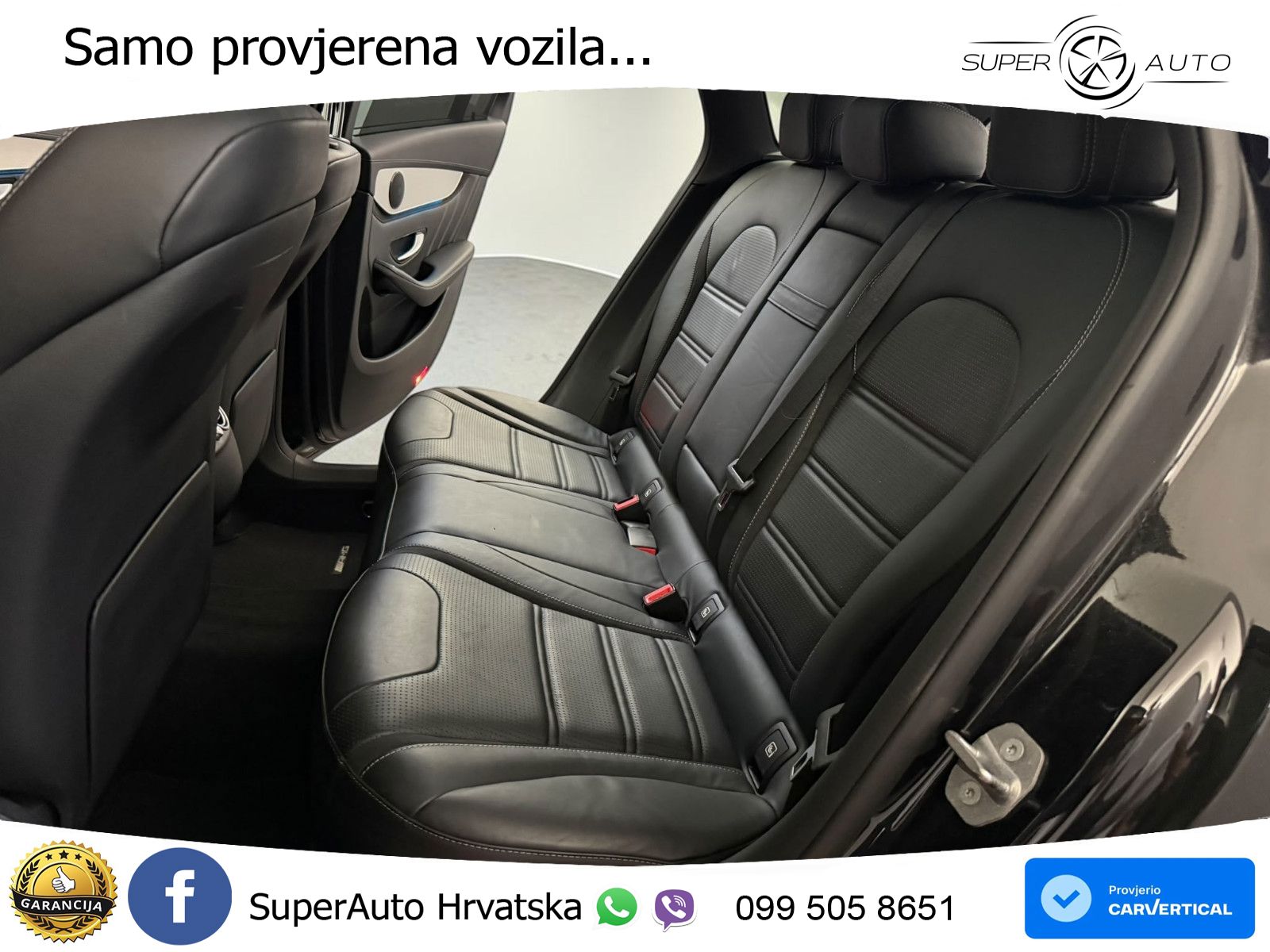 Mercedes AMG GLC 63 V8 (476 KS) 4MATIC+ MCT ZRAČNI+ACC+GR SJED+360+PANO