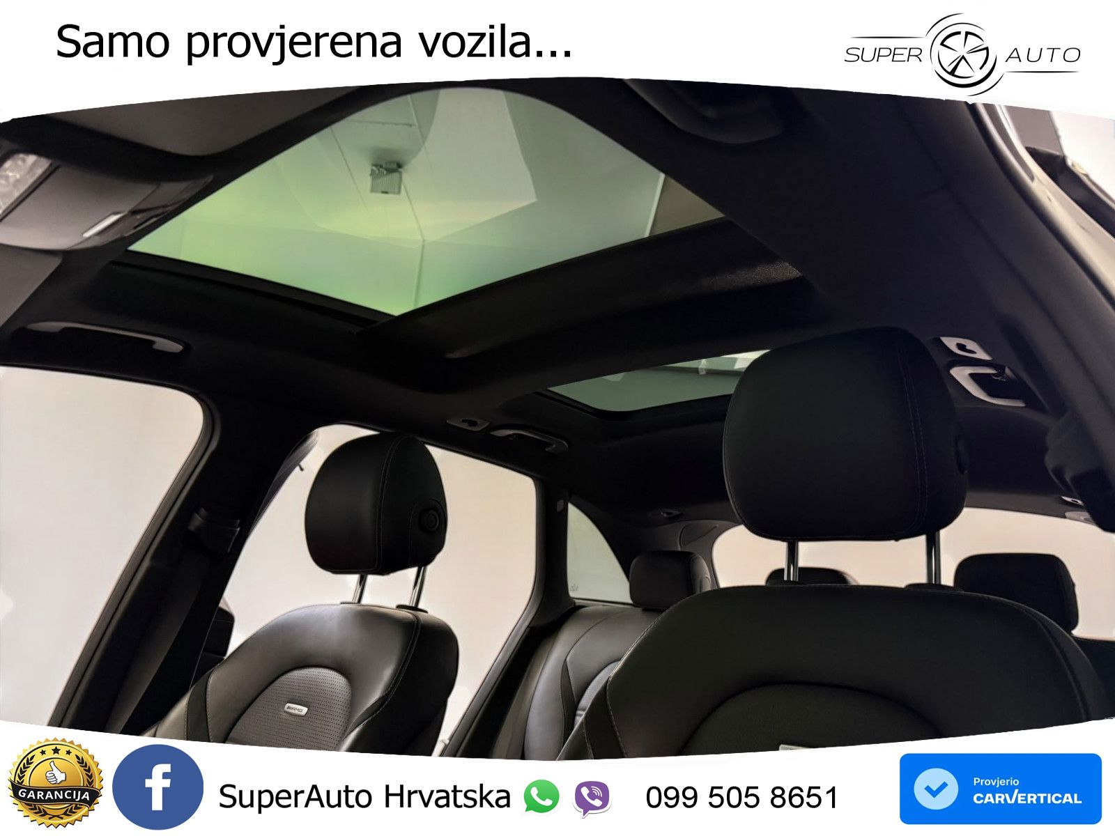 Mercedes AMG GLC 63 V8 (476 KS) 4MATIC+ MCT ZRAČNI+ACC+GR SJED+360+PANO