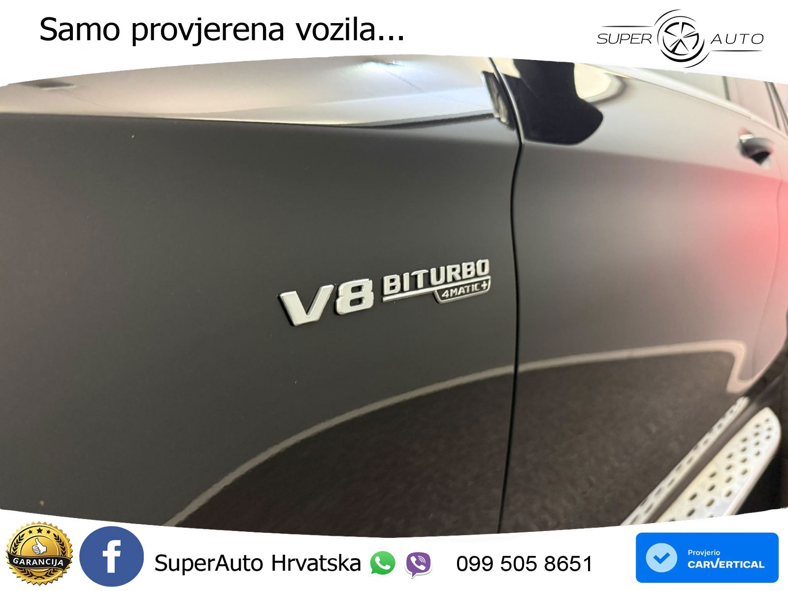 Mercedes AMG GLC 63 V8 (476 KS) 4MATIC+ MCT ZRAČNI+ACC+GR SJED+360+PANO
