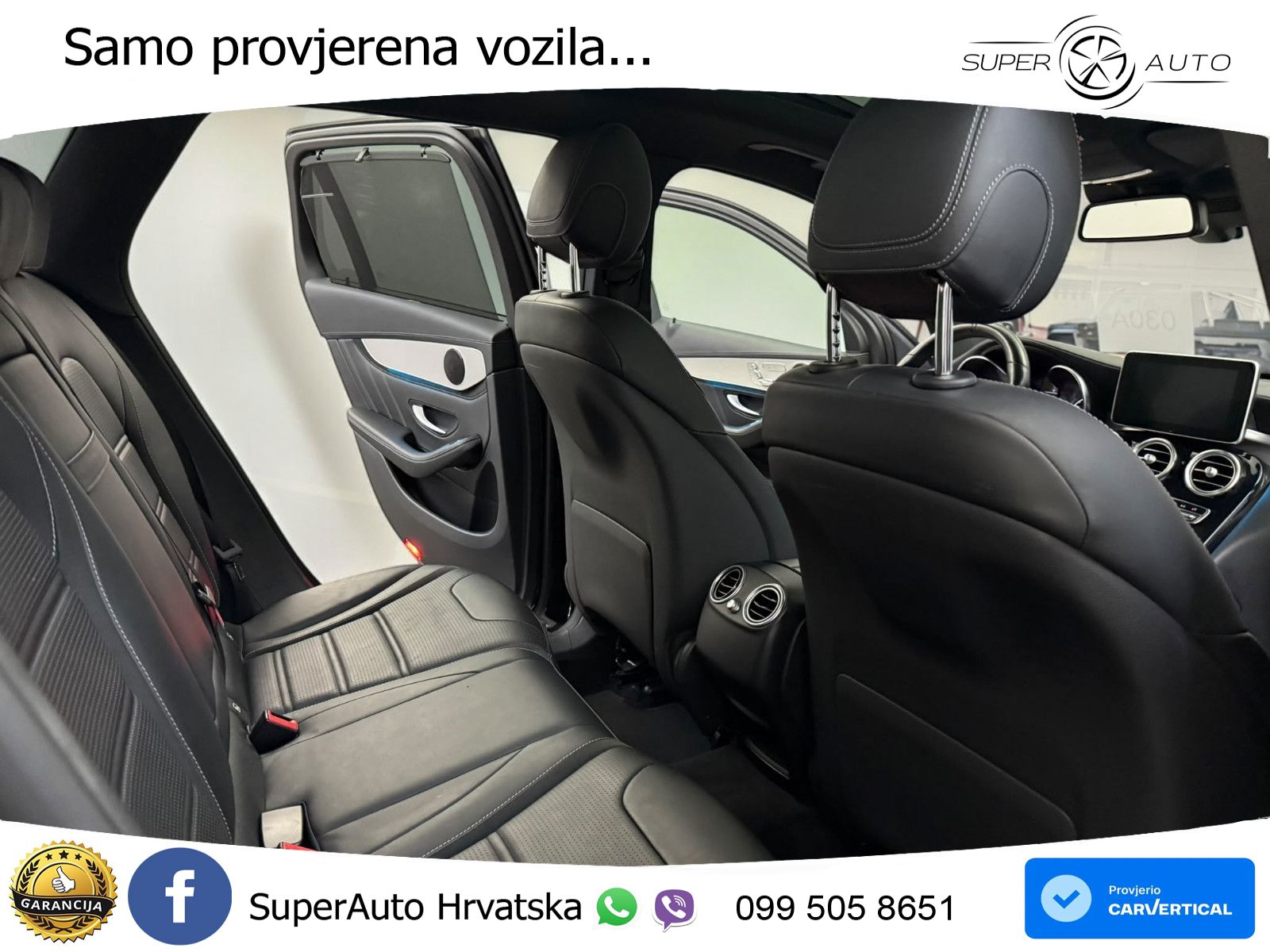 Mercedes AMG GLC 63 V8 (476 KS) 4MATIC+ MCT ZRAČNI+ACC+GR SJED+360+PANO