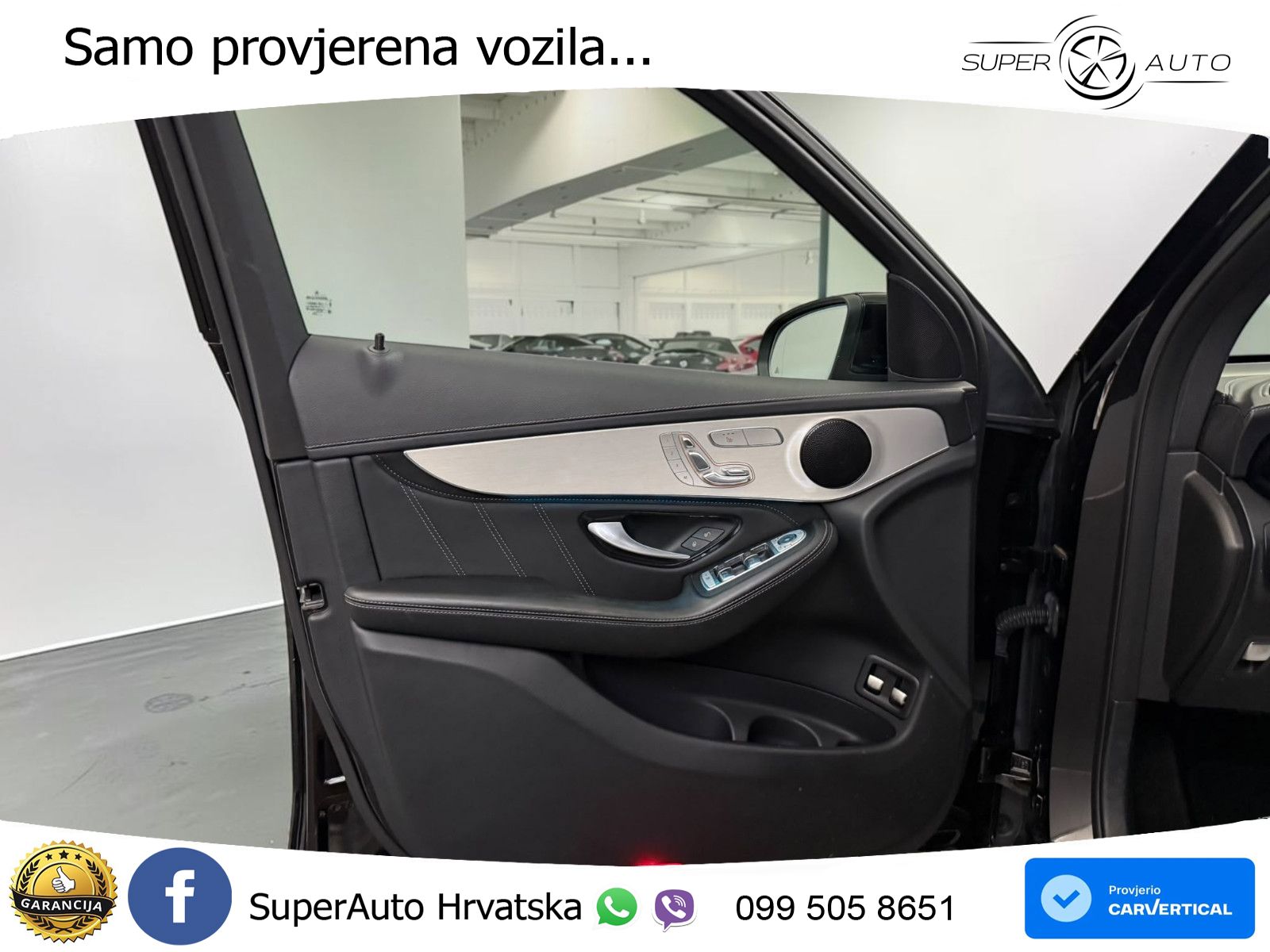 Mercedes AMG GLC 63 V8 (476 KS) 4MATIC+ MCT ZRAČNI+ACC+GR SJED+360+PANO