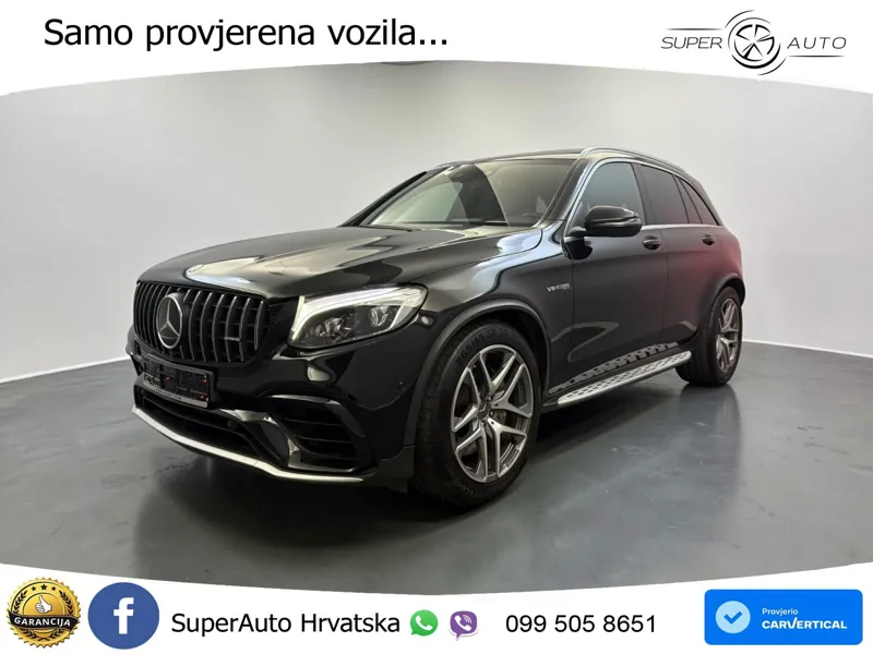 Mercedes AMG GLC 63 V8 (476 KS) 4MATIC+ MCT ZRAČNI+ACC+GR SJED+360+PANO