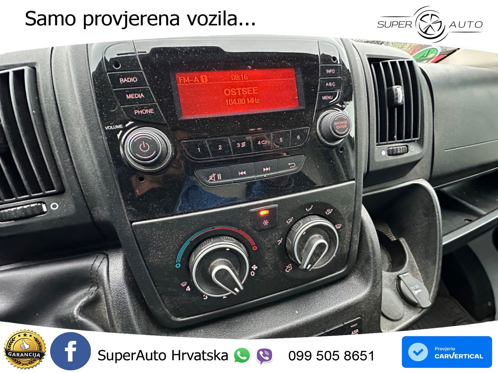 Peugeot BOXER KLIMA TEMPOMAT KAMERA 165 KS