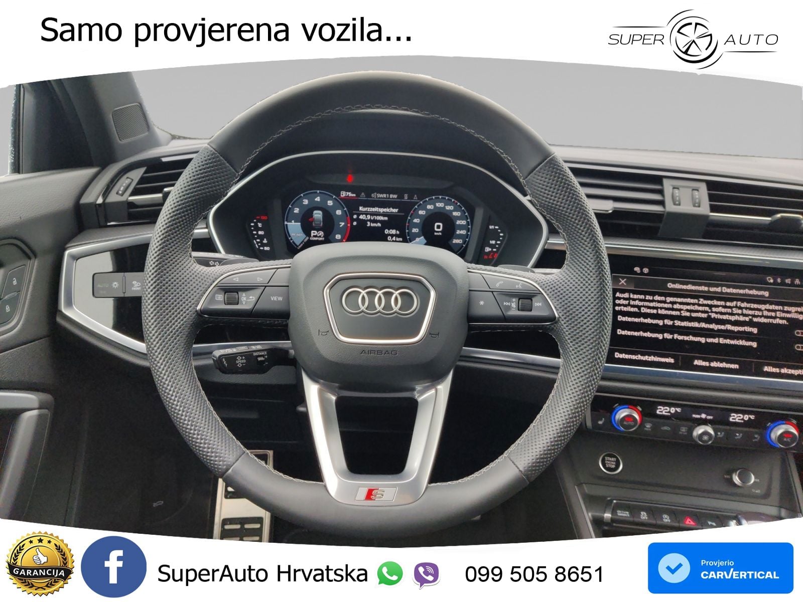 Audi Q3 II Sportback 35 TFSI (150 KS) S tronic S line LED+GR SJED+ACC