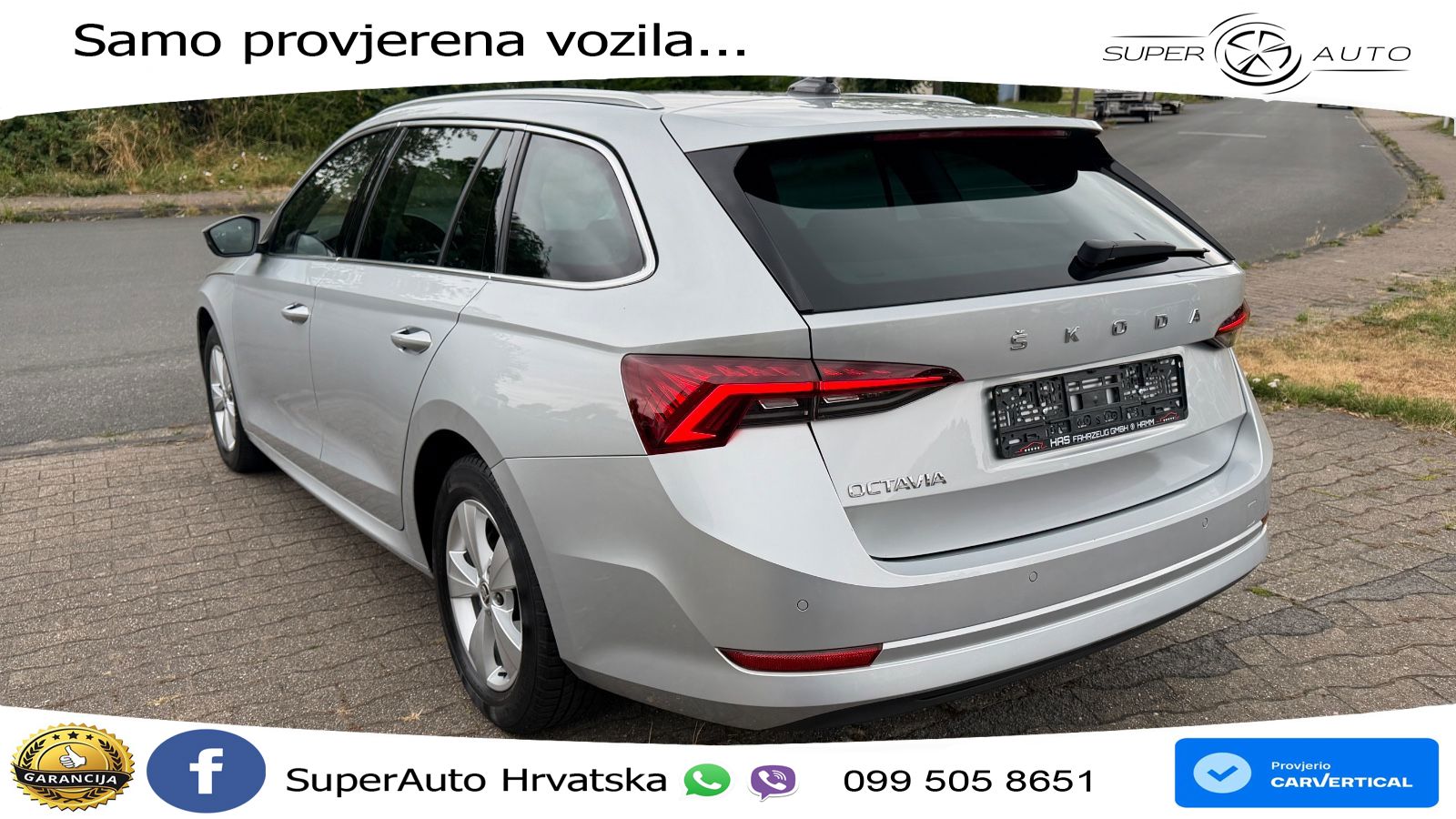Škoda Octavia Combi 2.0 TDI (150 KS) DSG LED+GR SJED+ACC