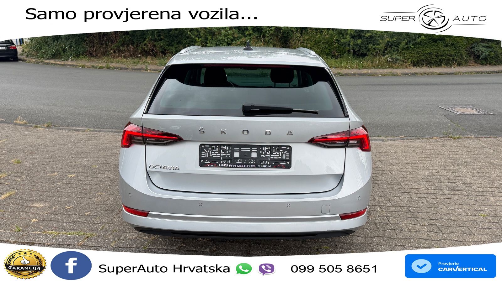 Škoda Octavia Combi 2.0 TDI (150 KS) DSG LED+GR SJED+ACC