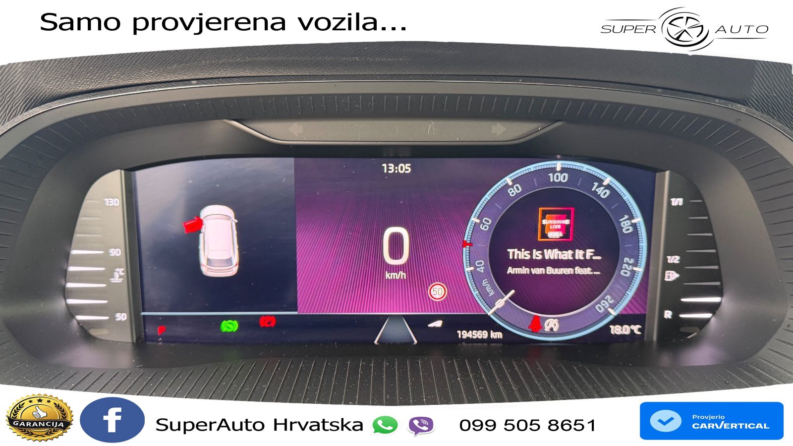 Škoda Octavia Combi 2.0 TDI (150 KS) DSG LED+GR SJED+ACC