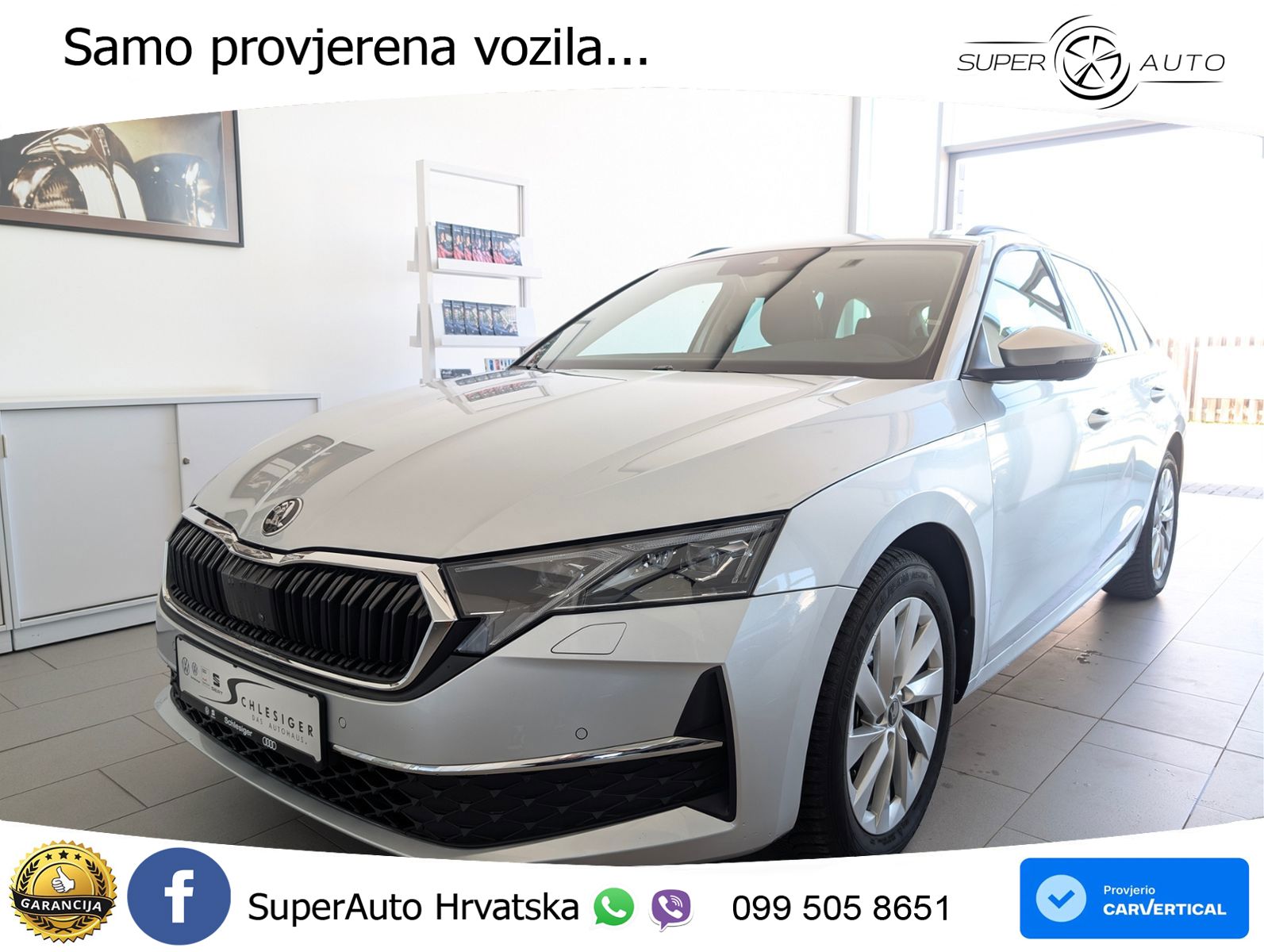 Škoda Octavia Combi 2.0 TDI (150 KS) DSG MATRIX+GR SJED+KAM