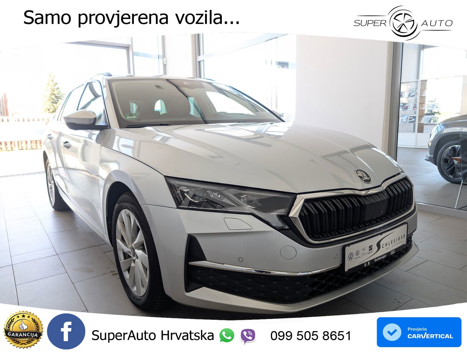 Škoda Octavia Combi 2.0 TDI (150 KS) DSG MATRIX+GR SJED+KAM