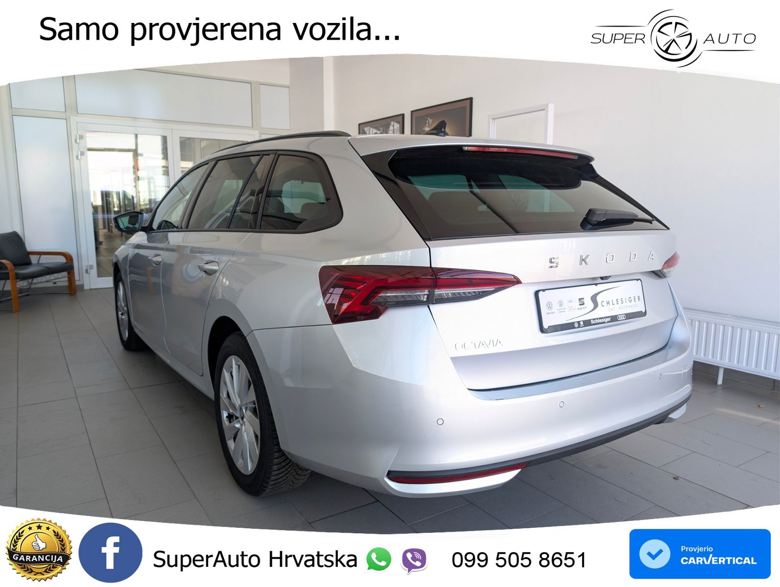 Škoda Octavia Combi 2.0 TDI (150 KS) DSG MATRIX+GR SJED+KAM